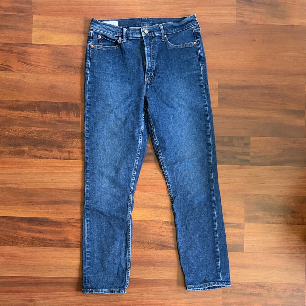 Women’s GAP Vintage Slim Fit high rise Blue Jeans